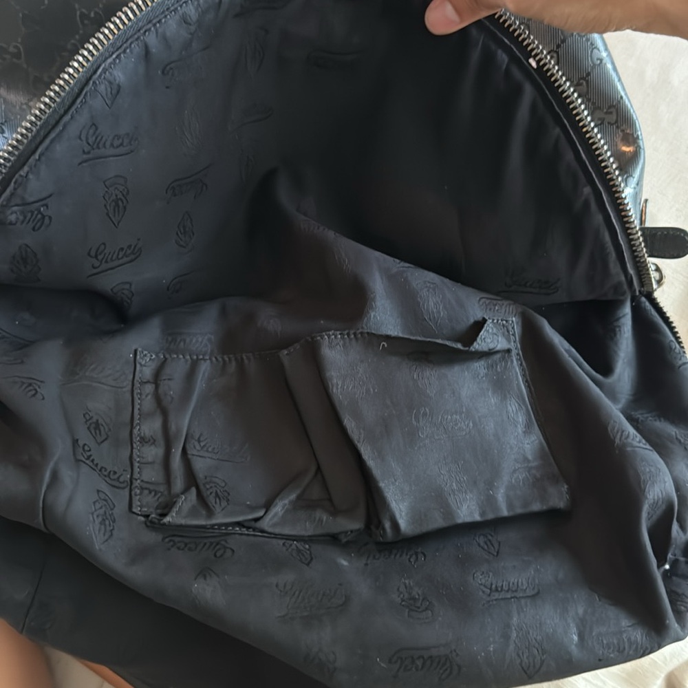 Pre owned Gucci GG black backpack, as shown in pictures. - Picture 7 of 17
